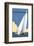 Solent Sailing - Dave Thompson Contemporary Travel Print-Dave Thompson-Framed Giclee Print