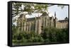 Solesmes Benedictine Abbey overlooking the Sarthe River, Solesmes, Sarthe, France-Godong-Framed Stretched Canvas