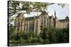 Solesmes Benedictine Abbey overlooking the Sarthe River, Solesmes, Sarthe, France-Godong-Stretched Canvas