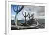 Solfar (Sun Voyager) Sculpture by Jon Gunnar Arnason in Reykjavik, Iceland, Polar Regions-Michael Snell-Framed Photographic Print