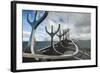 Solfar (Sun Voyager) Sculpture by Jon Gunnar Arnason in Reykjavik, Iceland, Polar Regions-Michael Snell-Framed Photographic Print