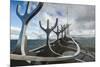 Solfar (Sun Voyager) Sculpture by Jon Gunnar Arnason in Reykjavik, Iceland, Polar Regions-Michael Snell-Mounted Photographic Print