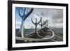 Solfar (Sun Voyager) Sculpture by Jon Gunnar Arnason in Reykjavik, Iceland, Polar Regions-Michael Snell-Framed Photographic Print