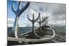 Solfar (Sun Voyager) Sculpture by Jon Gunnar Arnason in Reykjavik, Iceland, Polar Regions-Michael Snell-Mounted Photographic Print