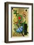 Solid Green-Wassily Kandinsky-Framed Premium Giclee Print