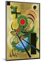 Solid Green-Wassily Kandinsky-Mounted Premium Giclee Print