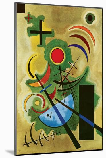 Solid Green-Wassily Kandinsky-Mounted Premium Giclee Print