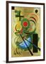 Solid Green-Wassily Kandinsky-Framed Premium Giclee Print