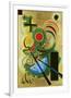 Solid Green-Wassily Kandinsky-Framed Premium Giclee Print