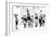 Soliders of the King, Children Playing at War, WW1-Helen Mckie-Framed Art Print