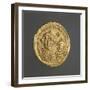 Solidus of Heraclius Bearing Image of Emperor and His Son, Recto, Byzantine Coins, 7th Century-null-Framed Giclee Print