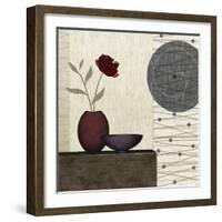 Soliflore I-Linda Wood-Framed Giclee Print