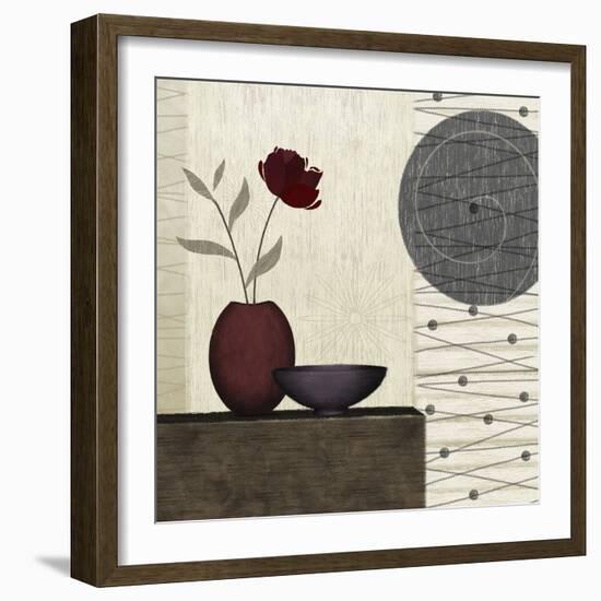 Soliflore I-Linda Wood-Framed Giclee Print