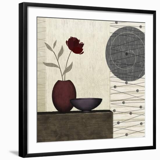 Soliflore I-Linda Wood-Framed Giclee Print