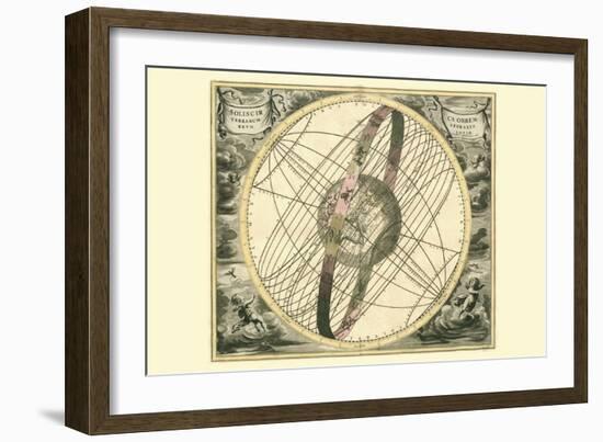 Solis Cir Terrarum-Andreas Cellarius-Framed Art Print