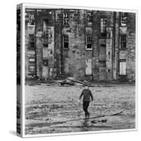 Solitary Boy, Glasgow-Henry Grant-Stretched Canvas