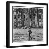 Solitary Boy, Glasgow-Henry Grant-Framed Photographic Print