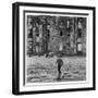 Solitary Boy, Glasgow-Henry Grant-Framed Photographic Print