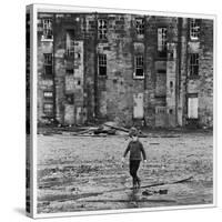 Solitary Boy, Glasgow-Henry Grant-Stretched Canvas