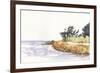 Solitary Coastline III-Dianne Miller-Framed Art Print