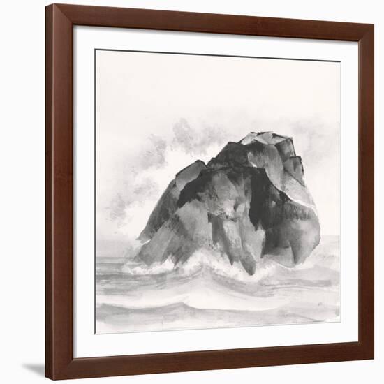 Solitary Rock-Chris Paschke-Framed Art Print