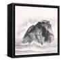 Solitary Rock-Chris Paschke-Framed Stretched Canvas