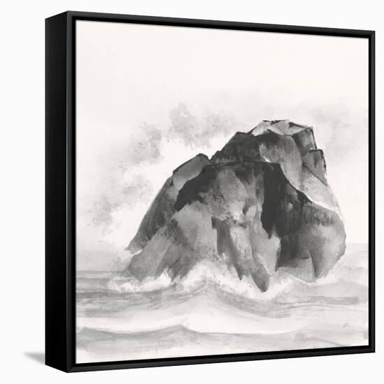 Solitary Rock-Chris Paschke-Framed Stretched Canvas