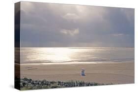 Solitary September Beach-null-Stretched Canvas