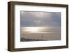 Solitary September Beach-null-Framed Art Print
