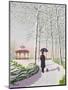 Solitary Stroll-Peter Szumowski-Mounted Giclee Print