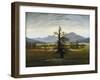 Solitary Tree (Village Landscape in Morning Light), 1822-Caspar David Friedrich-Framed Giclee Print