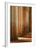 Solitude Inside Saint Pierre Church Abbey in Chartres, Eure-Et-Loir, Centre, France, Europe-Julian Elliott-Framed Photographic Print