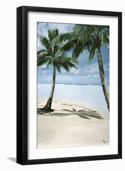 Solitude Paradise 1-Melody Hogan-Framed Art Print