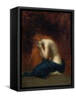 Solitude-Jean-Jacques Henner-Framed Stretched Canvas