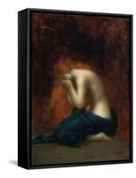 Solitude-Jean-Jacques Henner-Framed Stretched Canvas