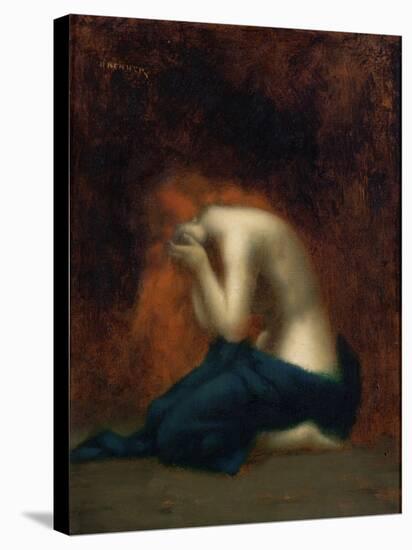 Solitude-Jean-Jacques Henner-Stretched Canvas