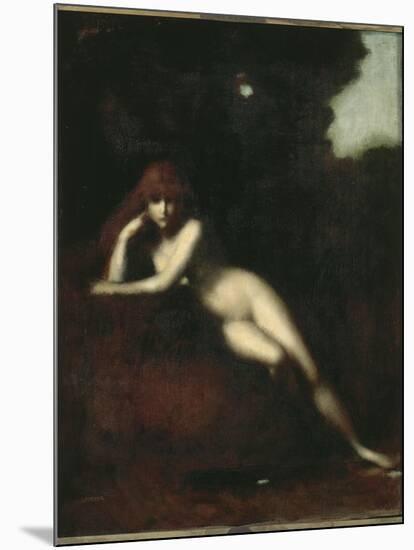 Solitude-Jean Jacques Henner-Mounted Giclee Print