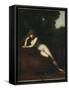 Solitude-Jean Jacques Henner-Framed Stretched Canvas