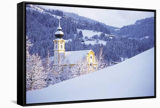 Soll, Tyrol, Austria-John Miller-Framed Stretched Canvas