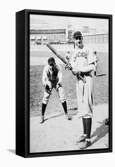 Solly Hofman, Chicago Cubs, Baseball Photo - Chicago, IL-Lantern Press-Framed Stretched Canvas