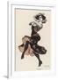 Solo Dancer Performs the Tarantella-Ferdinand Von Reznicek-Framed Art Print