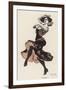 Solo Dancer Performs the Tarantella-Ferdinand Von Reznicek-Framed Art Print