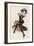 Solo Dancer Performs the Tarantella-Ferdinand Von Reznicek-Framed Art Print