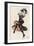 Solo Dancer Performs the Tarantella-Ferdinand Von Reznicek-Framed Art Print