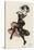 Solo Dancer Performs the Tarantella-Ferdinand Von Reznicek-Stretched Canvas