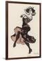 Solo Dancer Performs the Tarantella-Ferdinand Von Reznicek-Framed Art Print