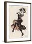 Solo Dancer Performs the Tarantella-Ferdinand Von Reznicek-Framed Art Print