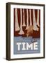Solo Time (Deer) - Discover the Parks-Lantern Press-Framed Art Print