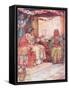 Soloman and the Queen of Sheba-Arthur A. Dixon-Framed Stretched Canvas