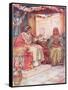 Soloman and the Queen of Sheba-Arthur A. Dixon-Framed Stretched Canvas